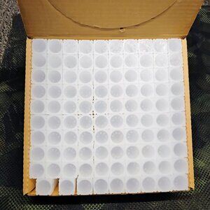100 US Dime Coin Storage Tubes Square Silver Stacker Holder Alfred S. Colella